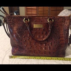 Brahmin satchel in beautiful pecan. Make offer!!!!